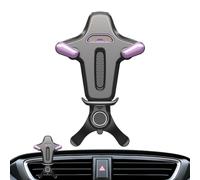 Tyinerc Supporto per cellulare per griglia di ventilazione - Supporto antiscivolo in silicone - Griglia di ventilazione auto supporto smartphone | per famiglia amici uomini donne auto veicolo interno