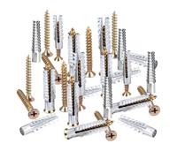 Tyinerc Tasselli a Espansione per Cartongesso - di Ancoraggio,Ferramenta per Antenne Scaffali Placcatura Foratura Montaggio Quadri Armadi Mensole Guardaroba | Montaggio Scaffale Porta Mobile Libreria