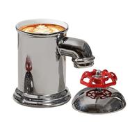 Tyinerc Tazze da Caffè - 350ml a Forma di Rubinetti per Bere,Bicchiere per Bevande Fredde,per la casa, l'ufficio, il bar, il soggiorno, la camera da, caffè, tè, latte, l'espresso