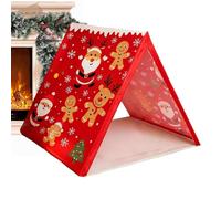 Tyinerc Tenda di Spezia | Casa di Gioco Triangolare di Natale | Tenda Indoor per - per interni ed esterni Sala Giochi Giardino Campeggio Festa Spazio Lettura Attività Sensoriale