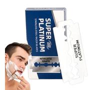 Tyinerc Testine Di Rasoio Da Barba | 10 Testine Doppie Estremità Sostitutive,Ricambi Per Rasoio Manuale, Toeletta Uomo E Donna Ideali Per Viaggio, Ed Estetista