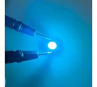 TYKGSQIP Diodi LED ad alta potenza 1W 3W 5W con base dissipatore-Kit di modulo PCB a stella da 20mm per sostituzione della torcia frontale con faro (Pacchetto da 10)(5W/Ghiaccio blu)
