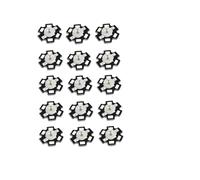 TYKGSQIP Diodi LED ad alta potenza 1w 3w 5w con base dissipatore-Kit modulo PCB a stella da 20mm per sostituzione della torcia frontale con faro (pacchetto da 15)(5W/Rosa)