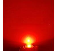 TYKGSQIP Diodi LED ad alta potenza 1W 3W 5W con base dissipatore-Kit Modulo PCB a stella da 20mm per sostituzione della torcia frontale con faro (Pacchetto da 10)(3W/Rosso)