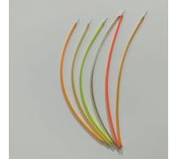 TYKGSQIP Led Flexible Filament, 3v 95mm 6-pcs Mixed Colors, 360 Global Luminous, Led Filament Edison Bulb Diode Lamp Accessories, Diy Art Modeling Lamp Accessories(95MM-6PCS/Green)