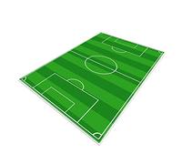 TYKTZXY Tappeto da campo da calcio, Funs Home Decor Tappetino da gioco per ragazzi Ragazze Sport Theme Room Green 160×230cm
