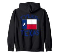 Tyler Bandiera del Texas USA Souvenir Felpa con Cappuccio