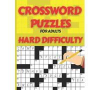 Tyler Blinder Crossword Puzzle Book for Adults Hard Difficulty (Tascabile)