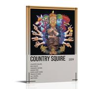 Tyler Childers Country SquireDipinti decorativi impermeabili e resistenti alle macchie Poster ad alta definizione adatti per molteplici scenari in soggiorno, camera da letto e ufficio, stile cornice