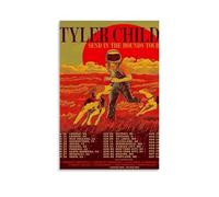 Tyler Childers - Poster su tela con scritta "Send in the Hounds Tour", per camera da letto, decorazione artistica da parete, poster con stampa artistica da parete, stile retrò, per la casa e la camera