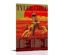 Tyler Childers - Poster su tela per camera da letto, decorazione artistica da parete, poster con stampa artistica da parete, stile retrò, decorazione per la casa e la camera da letto, 40 x 60 cm, con