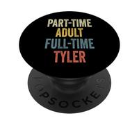 TYLER Personalized Retro Girls Part-Time TYLER Name PopSockets PopGrip Adesivo