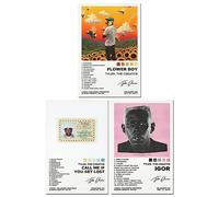Tyler - Set di 3 poster su tela, motivo: fiore, ragazzo, Igor, "Call Me If You Get Lost", 30,5 x 45,7 cm, senza cornice