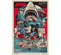 Tyler Stout Jaws Poster SDCC 2025 Variant 24x36 Limited to 150
