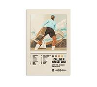 Tyler The Creator Call Me If You Get Lost - Poster vintage su tela, decorazione da parete per camera da letto, soggiorno, 20 x 30 cm