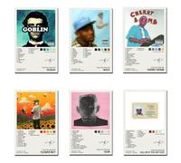 Tyler The Creator poster con copertina di album in edizione limitata, poster su tela, decorazione per camera da letto, ufficio, camera da letto, regalo, decorazione per ufficio, camera da letto