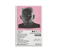 Tyler The Creator - Poster decorativo da parete per interni, decorazione artistica da parete, decorazione per interni, per bar, ristoranti, soggiorno, 20 x 30 cm, senza cornice
