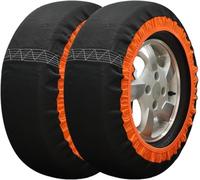 tylxayoxa Catene da Neve Classiche in Tessuto, Pneumatici di Emergenza Universali Regolabili, Calze for for Auto, Affidabili E Durevoli, for Viaggi su(L)