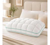 tylxayoxa Cuscino Imbottito For Dormire Trapuntato, Supporto Di Raffreddamento Morbido Come Una Nuvola, Comfort In Peluche Simile A(White)