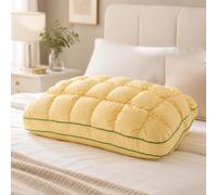 tylxayoxa Cuscino Imbottito For Dormire Trapuntato, Supporto Di Raffreddamento Morbido Come Una Nuvola, Comfort In Peluche Simile A(Yellow)