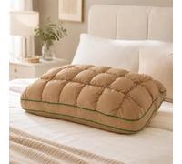 tylxayoxa Cuscino Imbottito For Dormire Trapuntato, Supporto Di Raffreddamento Morbido Come Una Nuvola, Comfort In Peluche Simile A(Coffee)