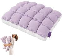 tylxayoxa Cuscino Imbottito Rinfrescante, Letto Trapuntato Cool-Touch, Morbido E Soffice Come Una Nuvola For Dormire, Supporto(Purple)