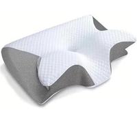 tylxayoxa Cuscino Ortopedico For Il Collo Con Terapia In Memory Foam For Chi Dorme Su Un Fianco, Sulla Schiena E Pancia, Previene(Gray)
