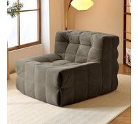 tylxayoxa Divano Letto Salvaspazio Con Supporto Posturale Regolabile, Fodera Lavabile In Lavatrice, Ideale For Appartamenti E Monolocali(Gray)