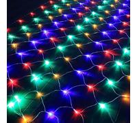 tylxayoxa Luci Di Rete For Esterni 10 X 8 M Natale Con Timer, LED Fairy Collegabile Interni, Tenda Impermeabile Siepe, Recinzione E Muro(Color,3m x 2m 320led)