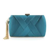 TYLXQH Pochette da donna, borse da sera con nappe Pochette a tracolla per matrimonio Prom Night out Party (Lake Blue)