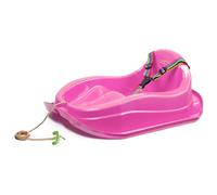 Tymar slitta per bambini da 1 anno, slitta per neonati, slitta per bambini con cintura di sicurezza (Rosa)