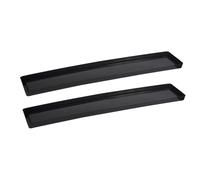 Tymar Sottovaso rettangolare per fioriera, 60 cm, set da 2 pezzi, modello IP (antracite)