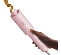 TYMO CURLPRO Arricciacapelli Automatico per Grandi Ricci -Ferro Capelli Rotante Automatico 25mm, 160-210℃, Anti-scottatura Beach Waves Piastra Boccoli per Capelli, 500M Ioni Negativi, Rosa