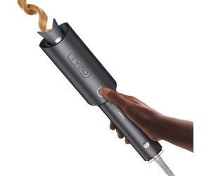 TYMO CURLPRO Arricciacapelli Automatico per Grandi Ricci -Ferro Capelli Rotante Automatico 25mm, 160-210℃, Anti-scottatura Beach Waves Piastra Boccoli per Capelli, 500M Ioni Negativi, Grigio Metallico