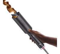 TYMO CURLPRO Arricciacapelli Automatico per Grandi Ricci -Ferro Capelli Rotante Automatico 32mm, 160-210℃, Anti-scottatura Beach Waves Piastra Boccoli per Capelli, 500M Ioni Negativi, Grigio Metallico