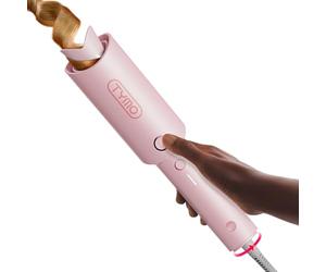 TYMO CURLPRO Arricciacapelli Automatico per Grandi Ricci -Ferro Capelli Rotante Automatico 32mm, 160-210℃, Anti-scottatura Beach Waves Piastra Boccoli per Capelli, 500M Ioni Negativi, Rosa