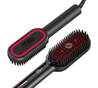 TYMO Spazzola Lisciante Capelli, Ionic Plus Piastra per Capelli Professionale,Styling Rapido,16 Temperature,80-230℃, Display LCD, Doppia Tensione, Riscaldamento Rapido, Antiscottatura, Anticrespo