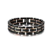 TYMONT Bracciale Combinato in Fibra Di Carbonio Solido Tungsteno Gotico, Bracciale Staccabile Regolabile Da Uomo in Fibra Di Carbonio Da 8,5",D'oro