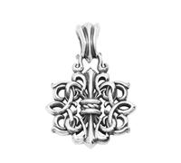 TYMONT S925 Ciondolo Dell'ancora Del Crocifisso Dell'argento Sterling, Collana Vintage Del Ciondolo Dell'argento Sterling Del Cento Della Moda,Argento,Single Pendant