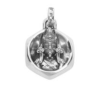 TYMONT S925 Sterling Silver Dea of Wealth Pendant, Uomini E Donne Personalizzati Moda Versatile Pendente in Argento Sterling Collana,Argento,Single Pendant