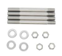 TyMuive 4 Set di prigionieri con Dadi for alloggiamento Giunto Universale 866562 for trasmissioni Mercruiser 16-866562 16-56296 11-859116Q01