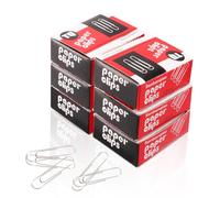 Tymyp Graffette Ufficio 33 mm, 600 Graffette Clips lisce, Fermagli Ufficio di Medie, Clip per Ufficio per Forniture per Ufficio, Piccole Clip per Ufficio per Roba di Carta, Argento