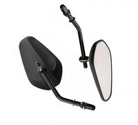TYNBV Accessori per motociclette Specchietti Laterali Specchietto Manubrio per Harley Street Glide Special FLHXS 2014 2015 2016 Manubrio Retrovisore Moto(Black)