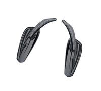 TYNBV Accessori per motociclette Specchietti Retrovisori Laterali per Manubrio Moto per Harley per Davidson Breakout FXSB/FXBR 2013 2014 2015 2016 2017 2018 2019(Black)