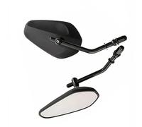 TYNBV Accessori per motociclette Specchietto Retrovisore Regolabile per Harley per Superlow 1200T XL1200T 2014 2015 2016 Specchietto Retrovisore per Moto(Black)