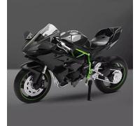 TYNBV Modello di Collezione 1/12 Diecast in Metallo Modello di Motocicletta Moto da Collezione per Kawasaki Ninja H2 R