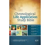 Tyndale Chronological Life Application Study Bible-KJV (Copertina rigida)
