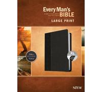 Tyndale Every Man's Bible NIV, Large Print, Black/Onyx, I (Rilegato in ecopelle)