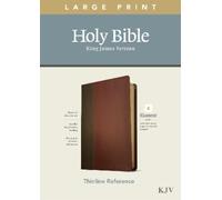 Tyndale House KJV Large Print Thinline Reference Bible, F (Rilegato in ecopelle)