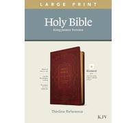 Tyndale House KJV Large Print Thinline Reference Bible, F (Rilegato in ecopelle)